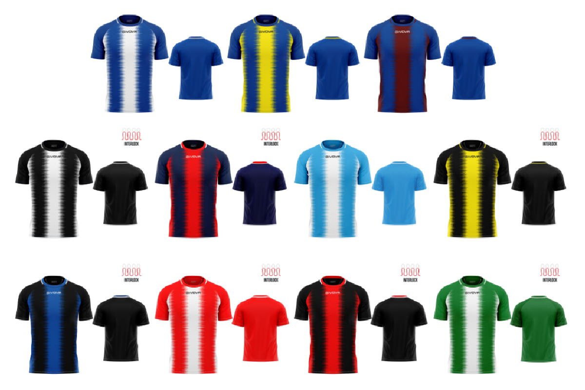 T-shirt Stripe + short capo - PROMO