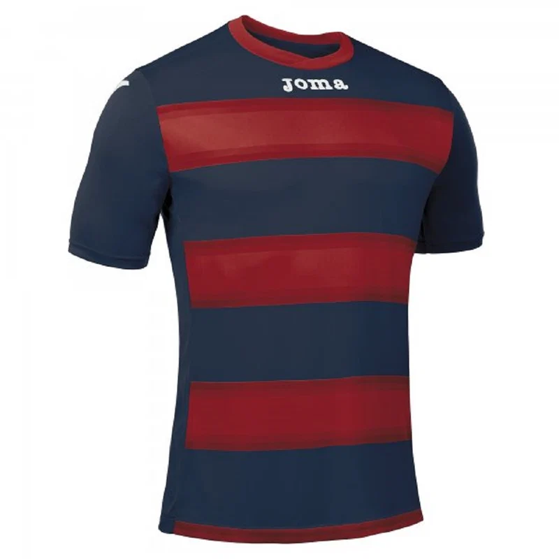 Muta 20 completi Set calcio manica corta mod Europa III Blu navy-rosso
