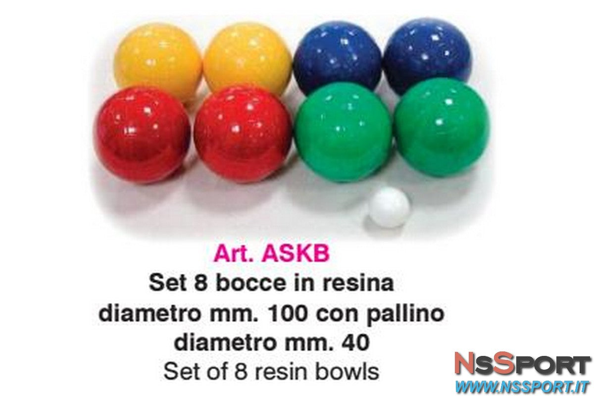 SET 8 BOCCE in legno laccato - [product_vendor] - NsSport