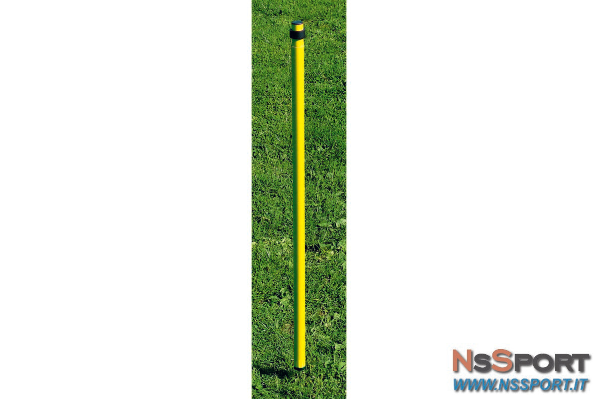 PALETTO TELESCOPICO in PVC con puntale zincato - colore giallo - [product_vendor] - NsSport