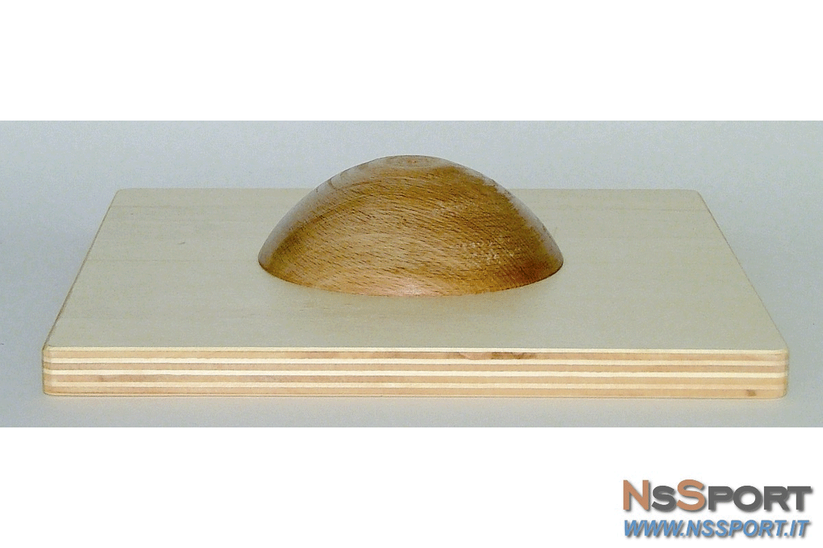 PEDANA PROPRIOCETTIVA monopodalica in legno - [product_vendor] - NsSport