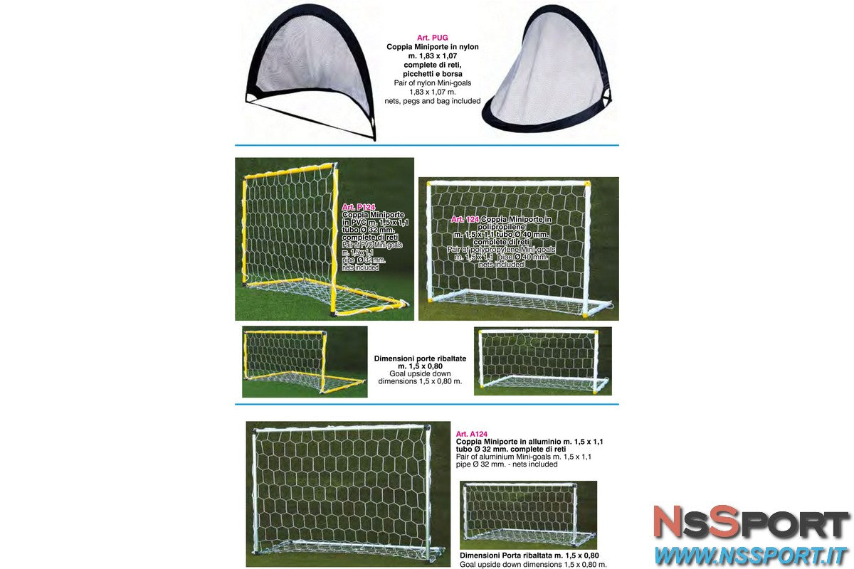 Porte mini calcio (reti incluse) - [product_vendor] - NsSport