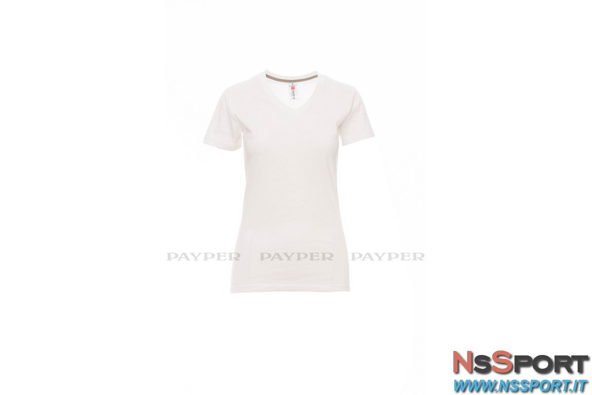 T-shirt cotone scollo a V donna V-neck lady - [product_vendor] - NsSport