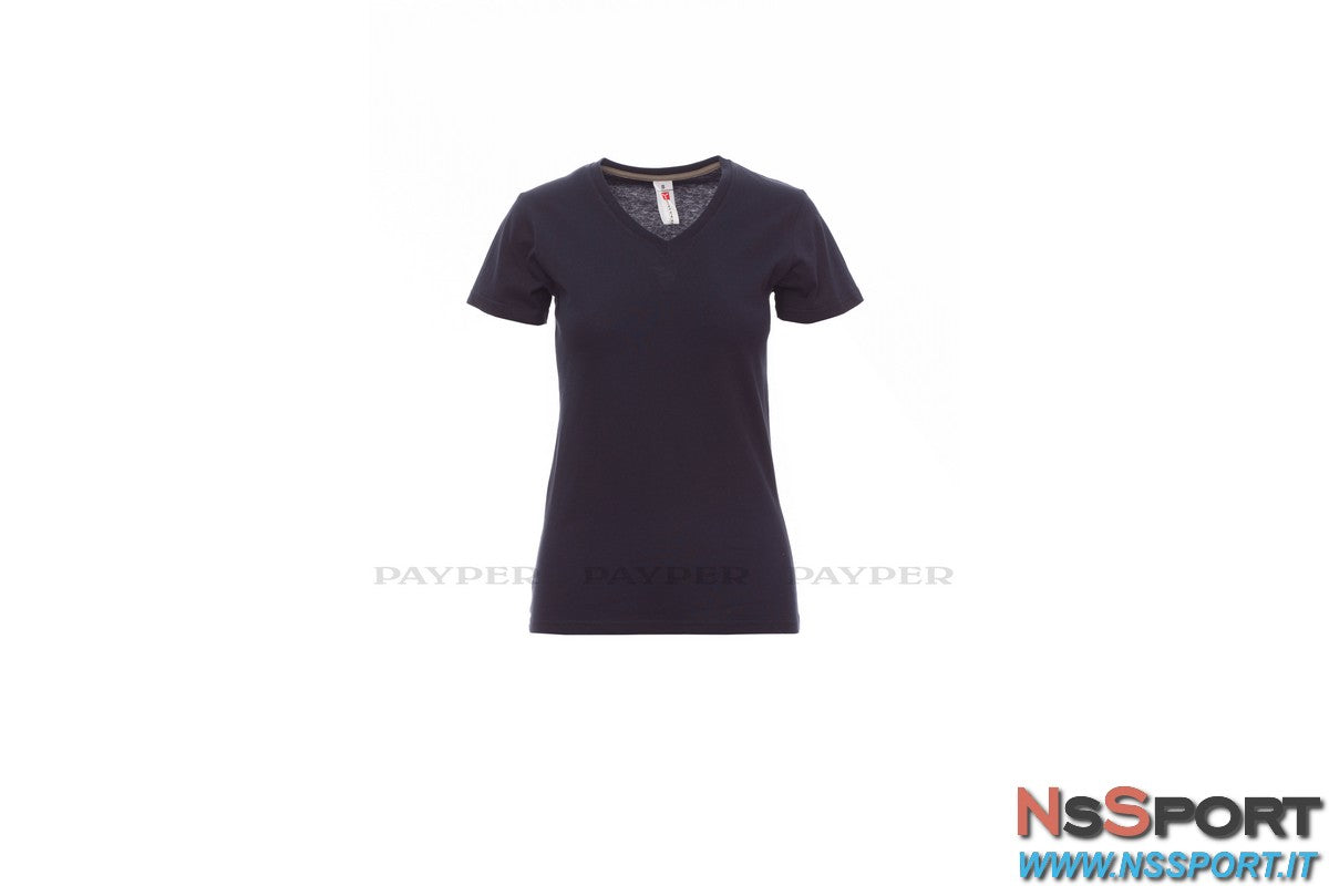 T-shirt cotone scollo a V donna V-neck lady - [product_vendor] - NsSport
