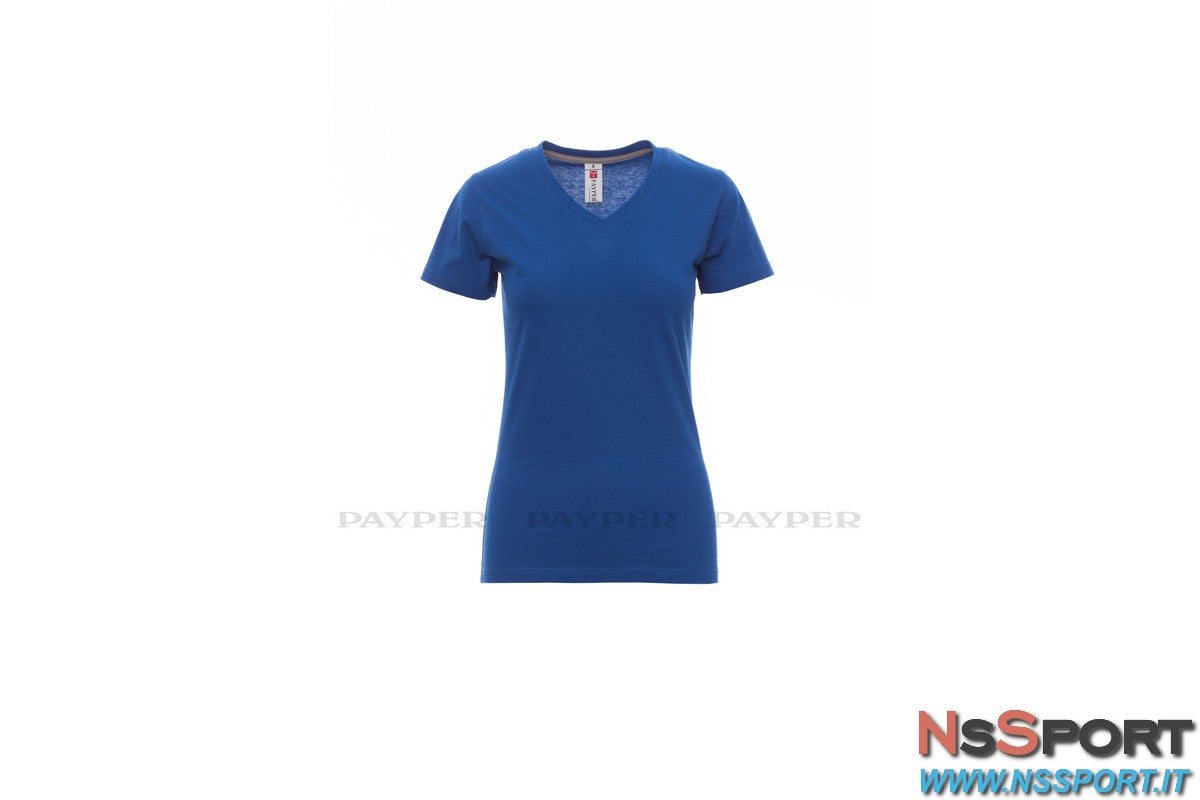 T-shirt cotone scollo a V donna V-neck lady - [product_vendor] - NsSport