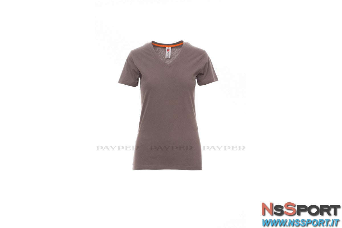 T-shirt cotone scollo a V donna V-neck lady - [product_vendor] - NsSport