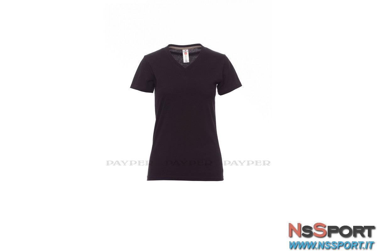 T-shirt cotone scollo a V donna V-neck lady - [product_vendor] - NsSport