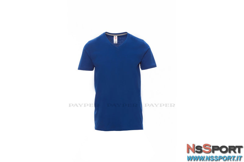 T-shirt cotone scollo a V uomo unisex V-neck - [product_vendor] - NsSport